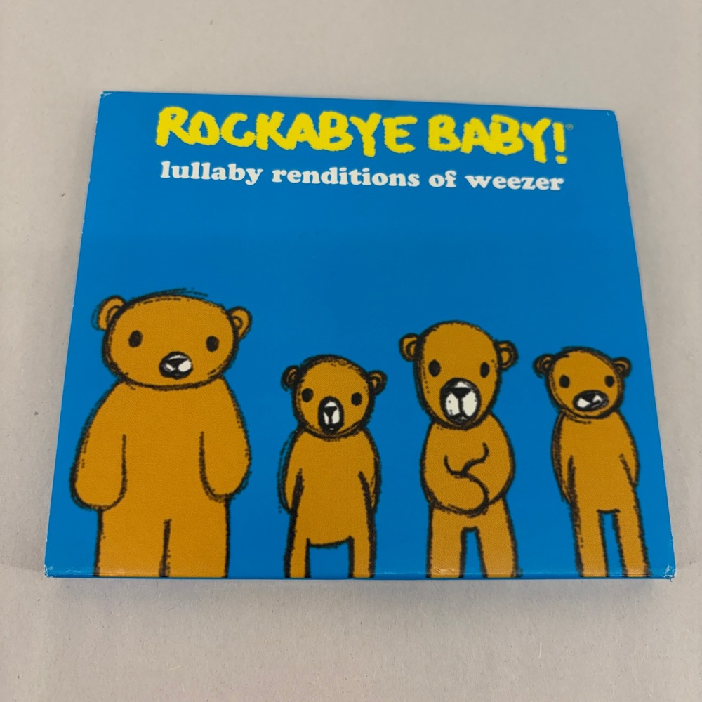 Rockabye Baby! Lullaby Renditions of Weezer CD Instrumental Album 2011 CD9675